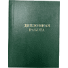 Папка для диплома "Дипломная работа", А4, 3 отверстия со шнурком, ассорти - 2
