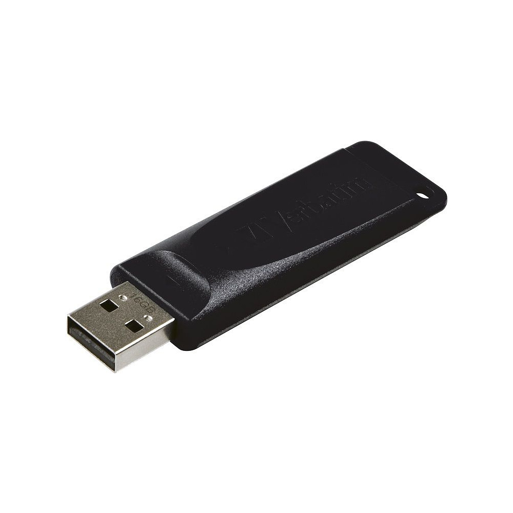 USB-накопитель "Slider", 16 гб, usb 2.0, черный