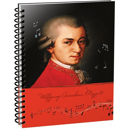 Скетчбук "Рисуй и слушай! Моцарт", А5, 100 листов