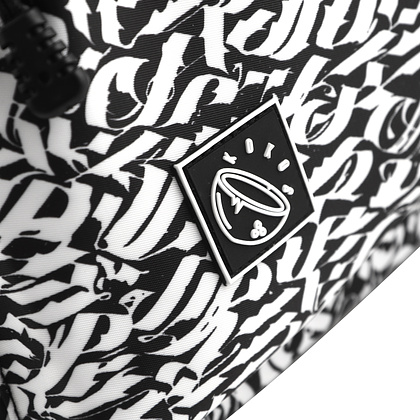 Рюкзак молодежный "Calligraphic", черный, белый - 9