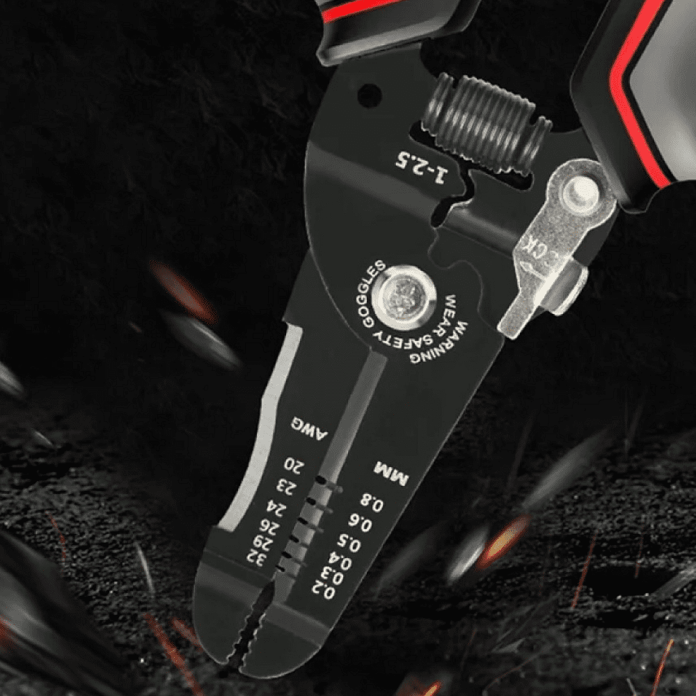 Инструмент для снятия изоляции Deli RS EDL383028, 180 мм, 0.2- 0.8 мм - 8