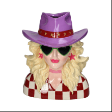 Ваза "Cowgirl", разноцветный