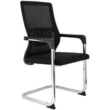 Кресло для посетителей EVERPROF EP-510 сетчатая ткань, черный