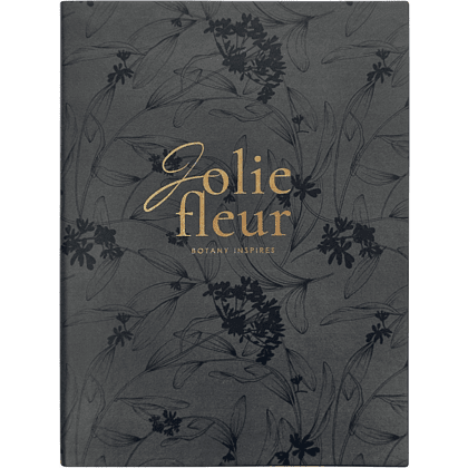 Еженедельник датированный "Fleur" 2026, 176 страниц, черный
