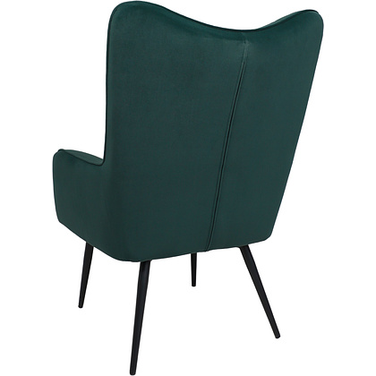 Кресло AksHome BOGEMA, зеленый, велюр, металл черный - 7