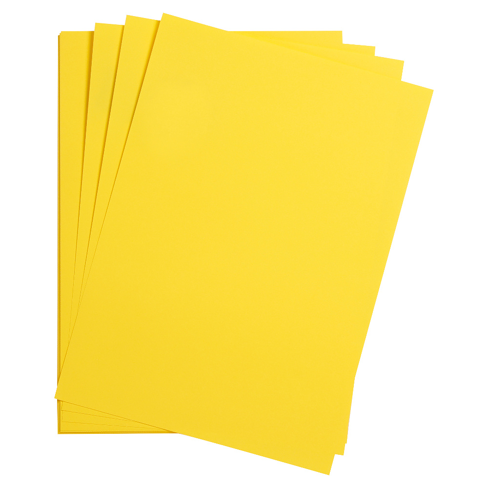 Бумага цветная "Maya", 50x70 см, 270 г/м2, желтый