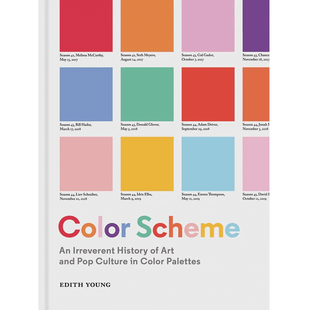 Книга на английском языке "Color Scheme. An Irreverent History of Art and Pop Culture in Color Palettes", Young E. 