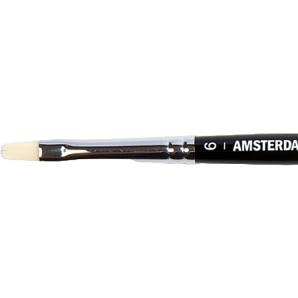 Кисть для рисования "Amsterdam acrylic 352", синтетика, плоская, №6 - 2