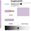 Карандаш простой "Graphix Zefir. Нежно-сиреневый", HB, 5 шт. - 3