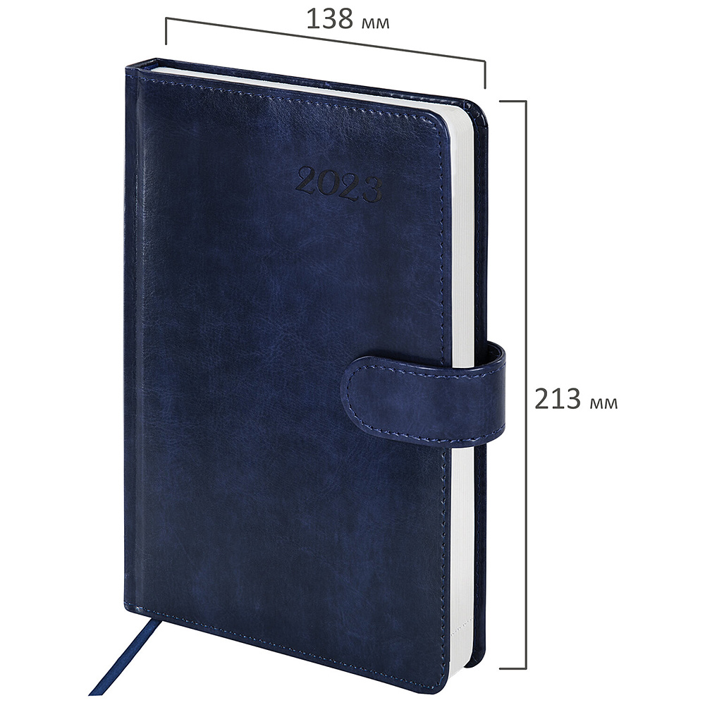 Ежедневник датированный "Legend", А5, 336 страниц, синий, 2023 - 2