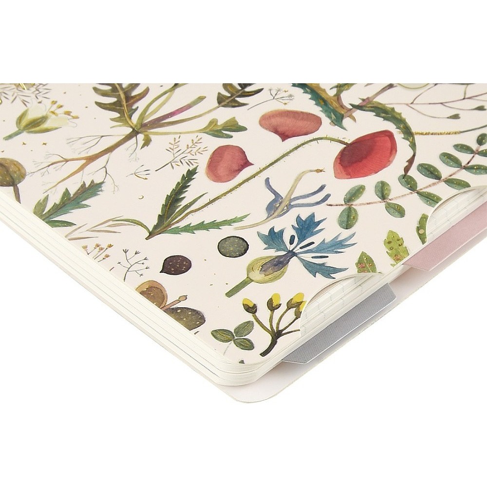 Книга записная "Flora. Луговые травы", А5, 150х210 мм, 120 листов, белый - 4