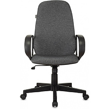 Кресло для руководителя "Бюрократ CH-808AXSN", ткань, пластик, темно-серый