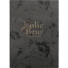 Ежедневник недатированный "Fleur", А5, 320 страниц, черный