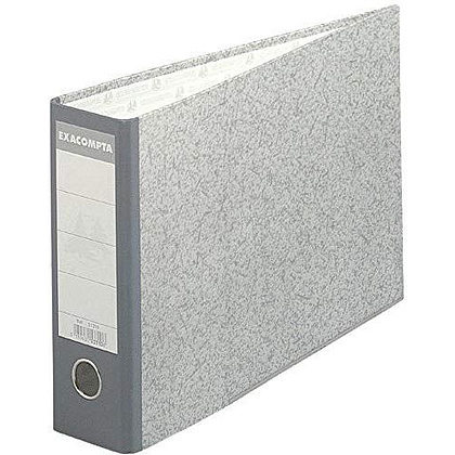 Папка-регистратор "Horizontal", A4, 70 мм, картон, серый