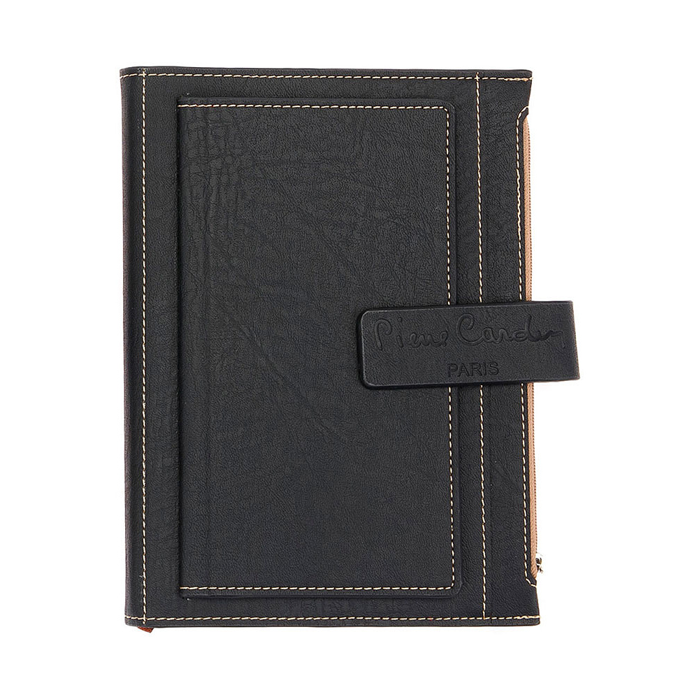 Книга записная "Pierre Cardin", А5, 256 листов, линованный, черный, -30%