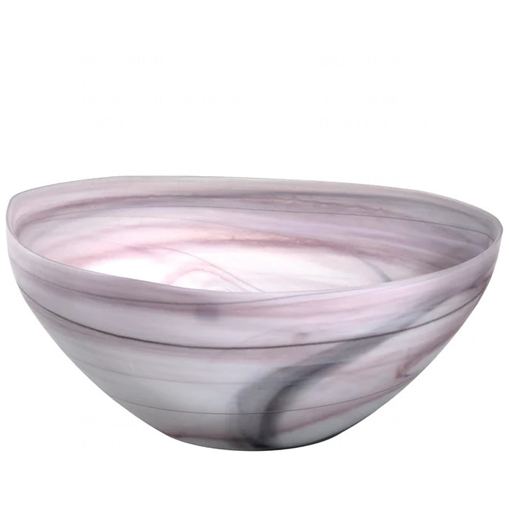 Чаша стеклянная "Casolare", 29.5 см, розовый