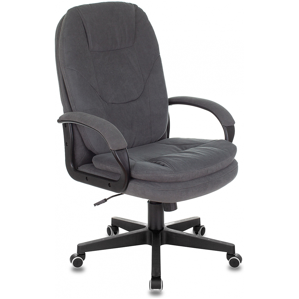 Кресло для руководителя "Бюрократ CH-868N Fabric", пластик, серый