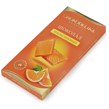 Шоколад белый "Апельсиновый", 25 гр.