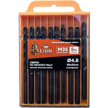 Сверло M-Lion MHD458010P, по металлу, 4,5 х 80 мм, 10 штук в упаковке