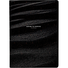 Тетрадь "Sence песок", А4, 40 листов, клетка, черный