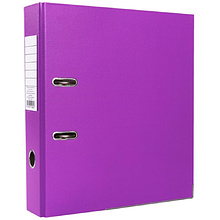Папка-регистратор "OfficeStyle", А4, 75 мм, ПВХ Эко, фиолетовый