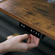 Каркас стола с электроприводом одномоторный AOKE, Well Desk Light, черный (AK-LCSM01T-BK)