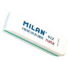 Ластик Milan "Nata 612", 1 шт, белый
