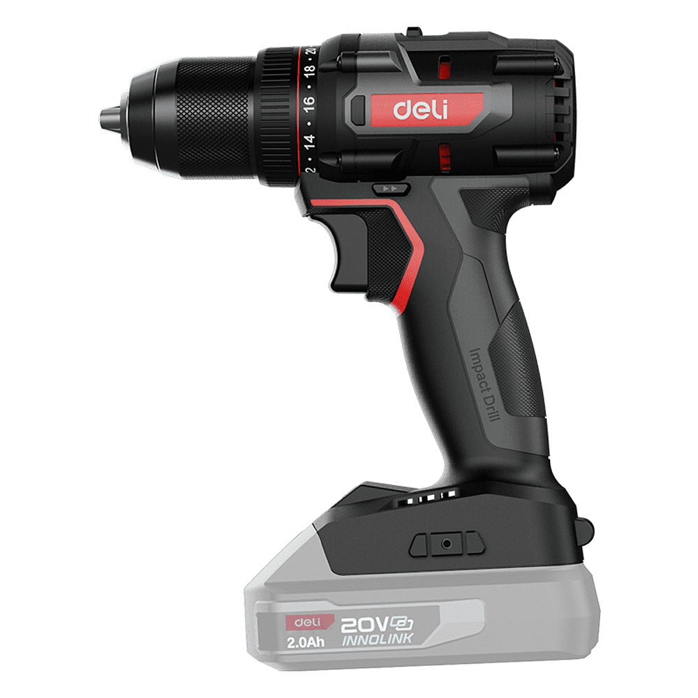 Аккумуляторная дрель-шуруповерт Deli RS EDE-DZ20-2, 20 В, 70 Нм, без АКБ и З/У, коробка - 4 Аккумуляторная дрель-шуруповерт Deli RS EDE-DZ20-2, 20 В, 70 Нм, без АКБ и З/У, коробка - 4