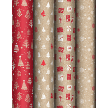 Бумага декоративная в рулоне "Craft NY pattern", 1х0.7 м, ассорти
