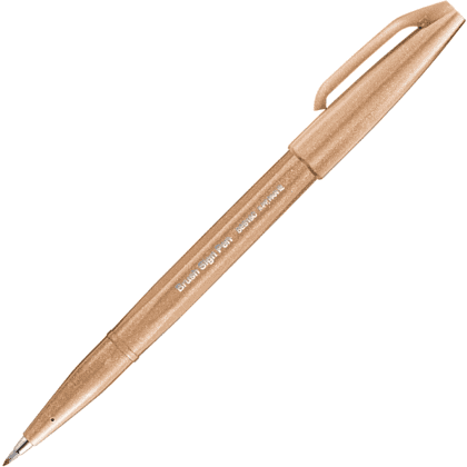 Маркер-кисть "Brush Sign pen", светло-коричневый