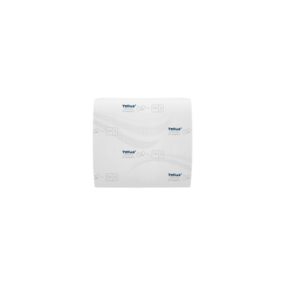 Бумага туалетная  Tellus Стандарт, TР3, листовая, 250 листов, 1 слой - 2 Бумага туалетная  Tellus Стандарт, TР3, листовая, 250 листов, 1 слой - 2