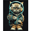 Картина по номерам "Стильный кот" - 2