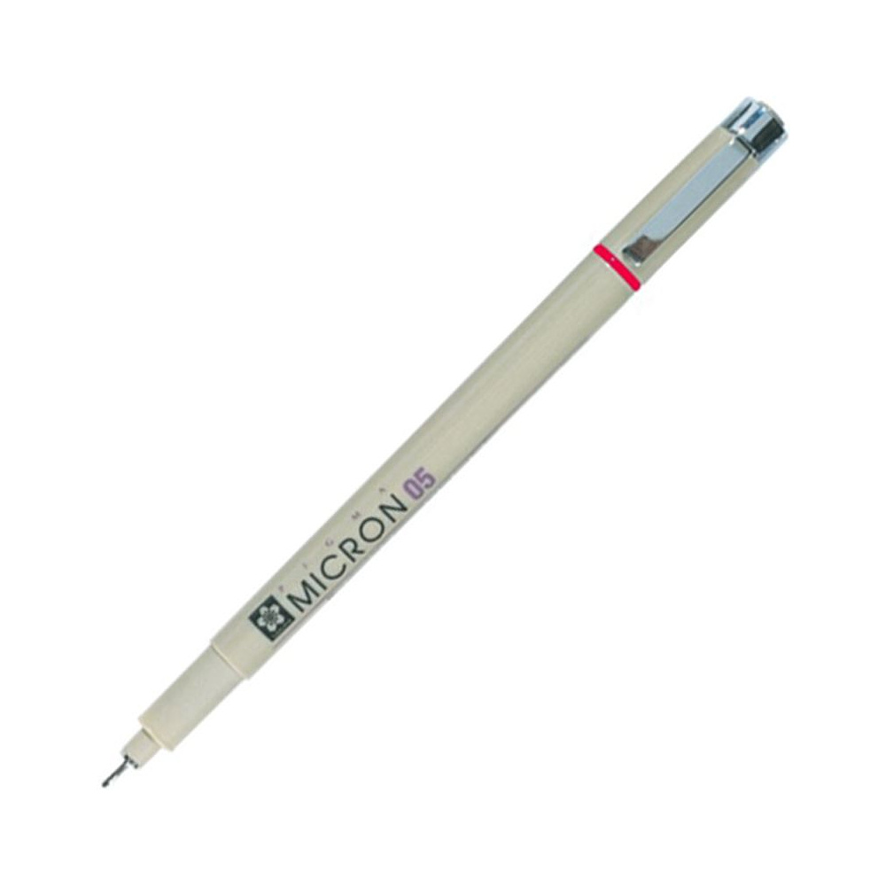 Ручка капиллярная "Pigma Micron", 0.45 мм, красный