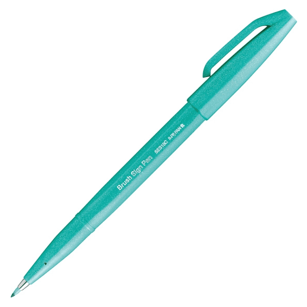 Маркер-кисть "Brush Sign pen", бирюзовый