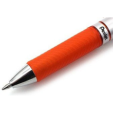 Ручка-роллер "Energel BL77", 0.7 мм, серебристый, оранжевый, стерж. оранжевый