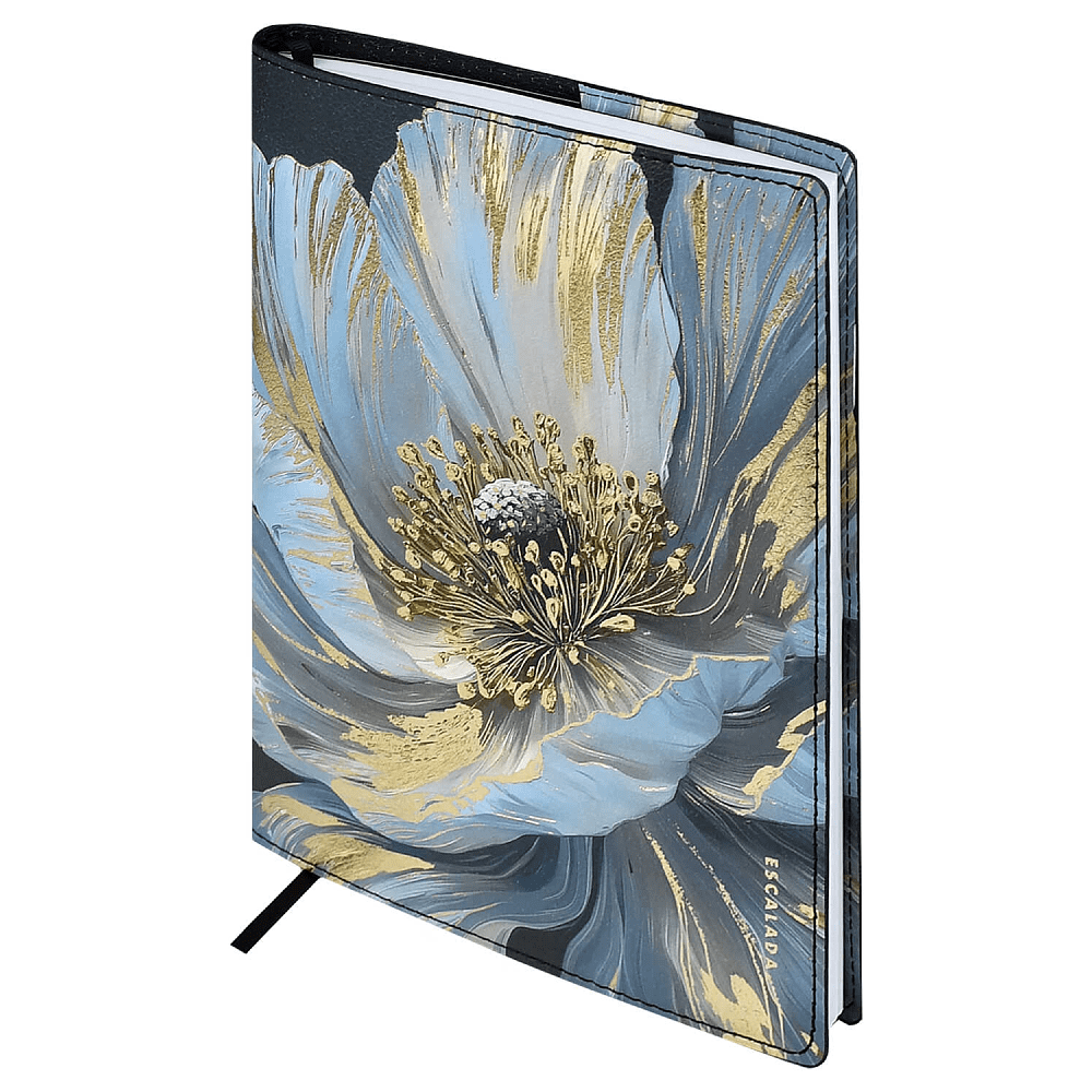 Книга записная "Белый мак", А5, 120 листов, клетка, белый - 2