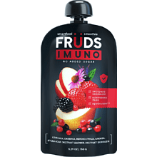 Пюре фруктовое "Smartfood smoothie fruds", вкус груша, яблоко, клубника и ежевика