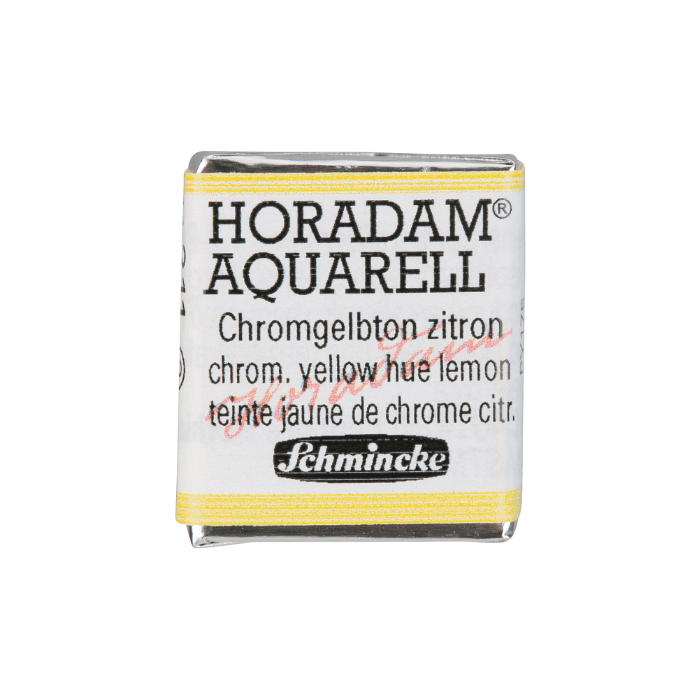 Краски акварельные "Schmincke Horadam", 211 хром желтый лимонный, полукювета