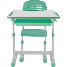  Комплект растущей мебели "FUNDESK Piccolino Green": парта + стул, зеленый