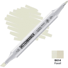 Маркер перманентный двусторонний "Sketchmarker", BG14 окаменелость