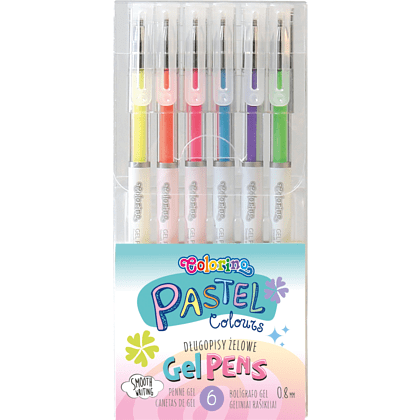 Набор гелевых ручек "Pastel gel", 6 шт