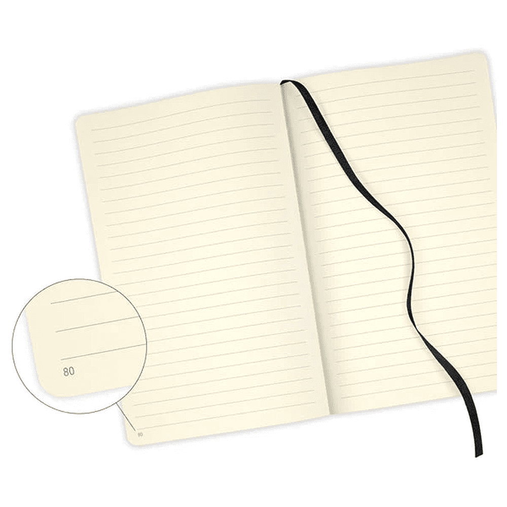 Блокнот Castelli Milano "Baroque Gold", А5, 96 листов, линейка, черный, золотой - 4