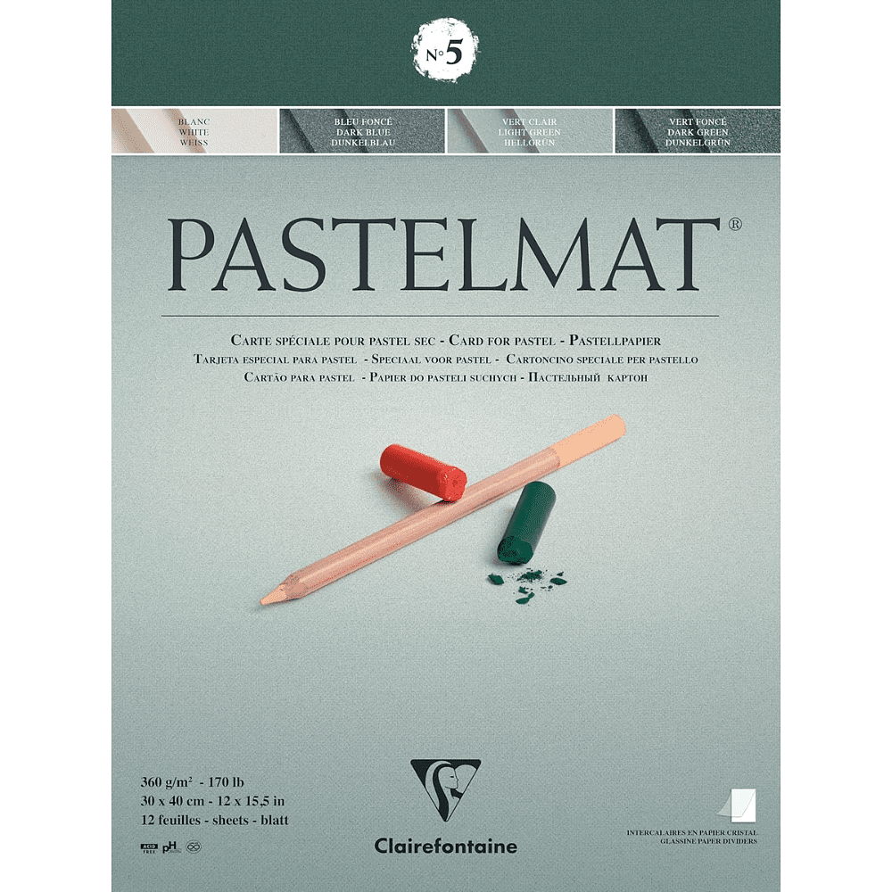 Блок бумаги для пастели "Pastelmat", 30x40см, 360 г/м2, 12 листов, №5