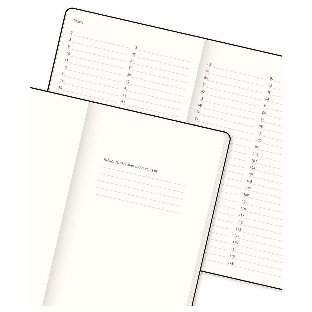 Блокнот "Stripes shadow", А5, 96 листов, линейка, голубой, срез разноцветный - 5