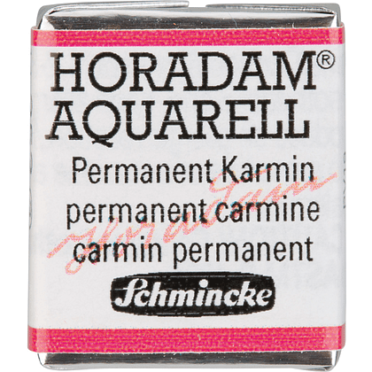 Краски акварельные "Schmincke Horadam", 353 кармин перманентный, полукювета