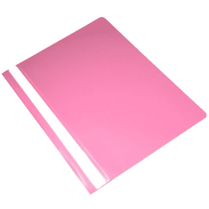 Папка-скоросшиватель "Inter-folia", А4, розовый
