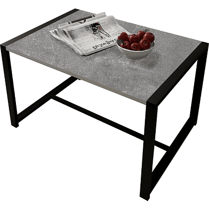 Стол журнальный ALLERD RION, черный муар, Бетон