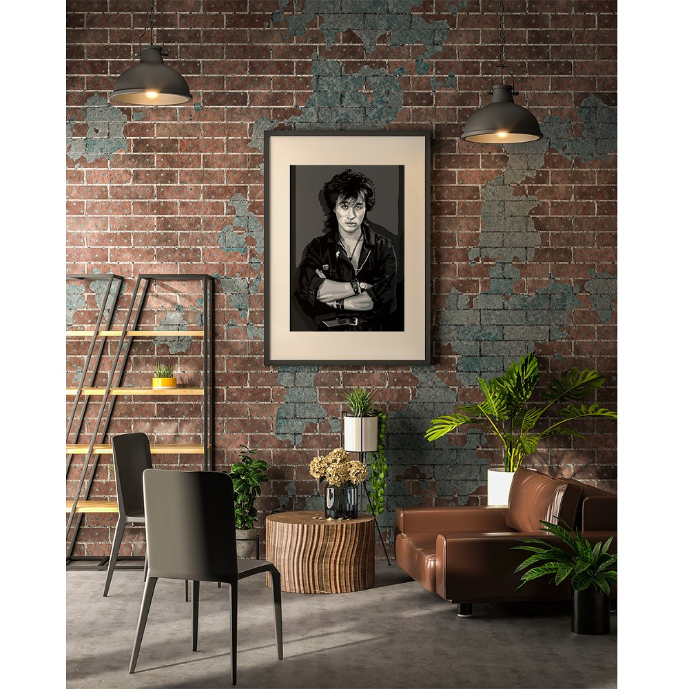 Картина по номерам "Виктор Цой" - 5 Картина по номерам "Виктор Цой" - 5