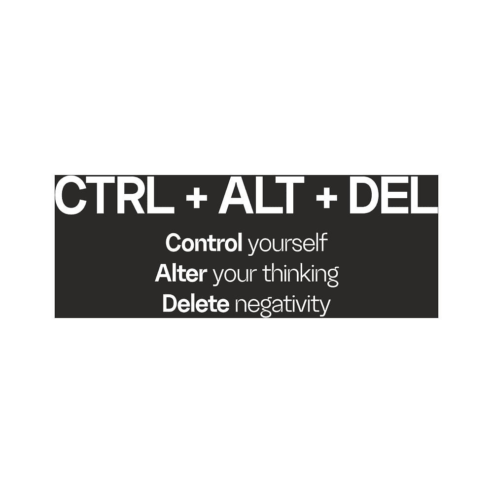 Кружка керамическая "CTRL+ALT+DEL", 350 мл, софттач, черный   - 2