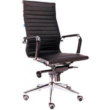 Кресло для руководителя EVERPROF "Rio M", экокожа, металл, черный